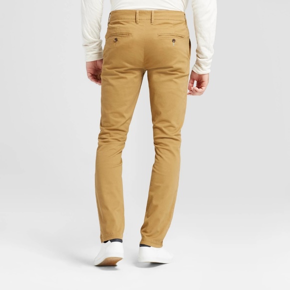 Goodfellow & Co Pants Mens Light Brown Slim Fit Hennepin Chino
